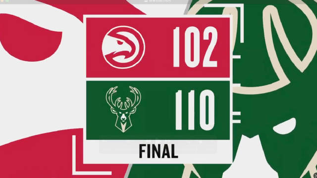 2024年12月15日 NBA杯-字母32+14+9+4帽 吹杨35+7+10 雄鹿力克老鹰闯入决赛
